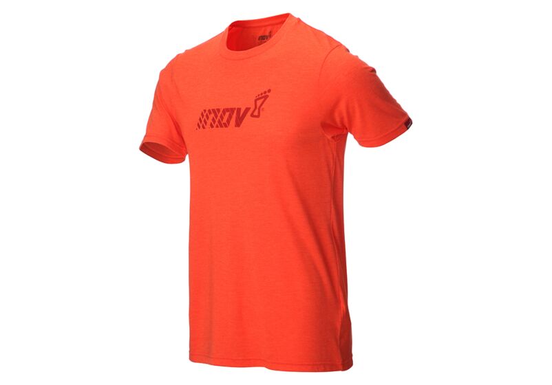 Inov-8 Tri Blend 'division' Mens T-Shirts Red Philippines 71456DEZF